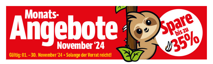 Monats-Angebote November 2024