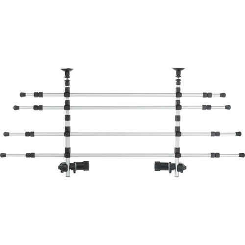 Trixie Auto-Gitter mit Kopfsttzenfixierung B 96-163 cm, H 34-48 cm silber Bild 3