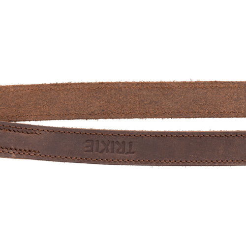 Trixie Rustic Fettleder-V-Leine L-XL 2m/25mm dunkelbraun Bild 2