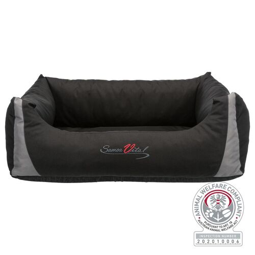 Trixie Hundebett Samoa Vital eckig schwarz 80x65cm