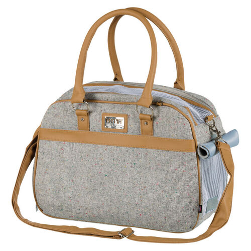 Trixie Tasche Helen 19x28x40cm grau/hellbraun