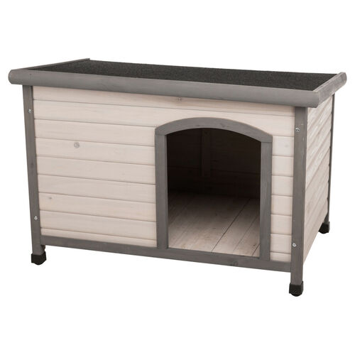 Trixie natura Hundehtte Classic Flach M-L 104x72x68cm grau Bild 2