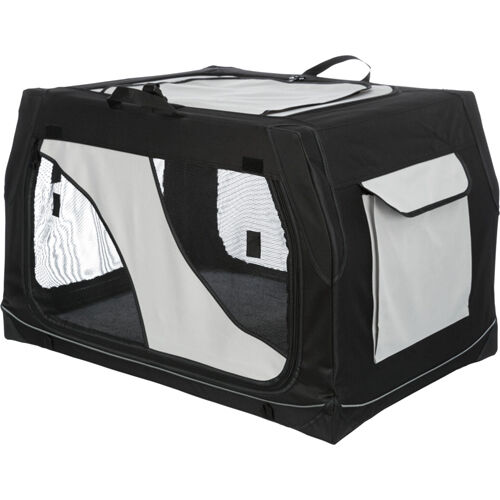 Trixie Hundebox Vario 30 S-M 76x48x51cm schwarz/grau