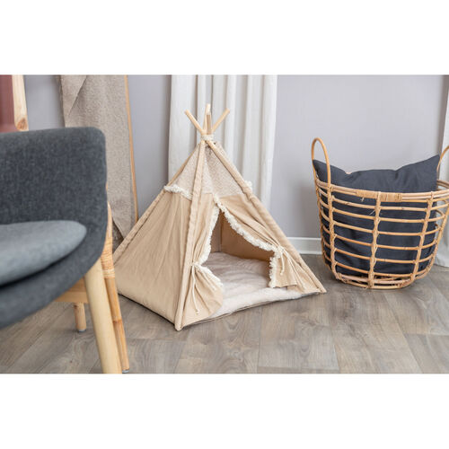 Trixie Tipi Boho 55x65x55cm beige Bild 2