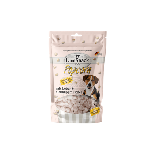 LandSnack Dog Popcorn mit Leber und Grnlippm. 7kg