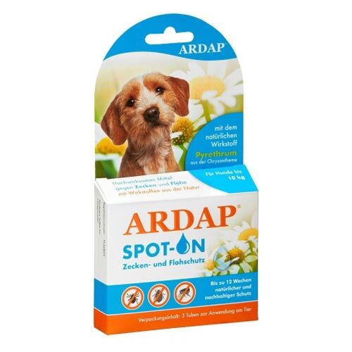 Ardap Spot On für Hunde bis 10 kg 3 x 1 ml günstig Zoo Zajac