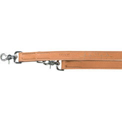 Trixie Rustic Fettleder-V-Leine Heartbeat L-XL 2m/25mm braun Bild 2