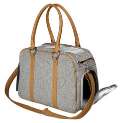 Trixie Tasche Helen 19x28x40cm grau/hellbraun Bild 2