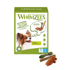 Whimzees Dog Snack Variety Value Box S (56 Treats) 840g
